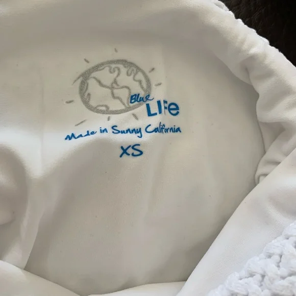 Blue Life ENDLESS White Plunging Racerback One Piece - Picture 7 of 7